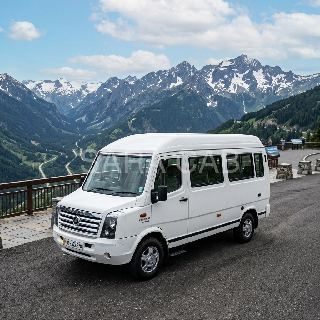 12 Seater Force Urbania Rental Bangalore
